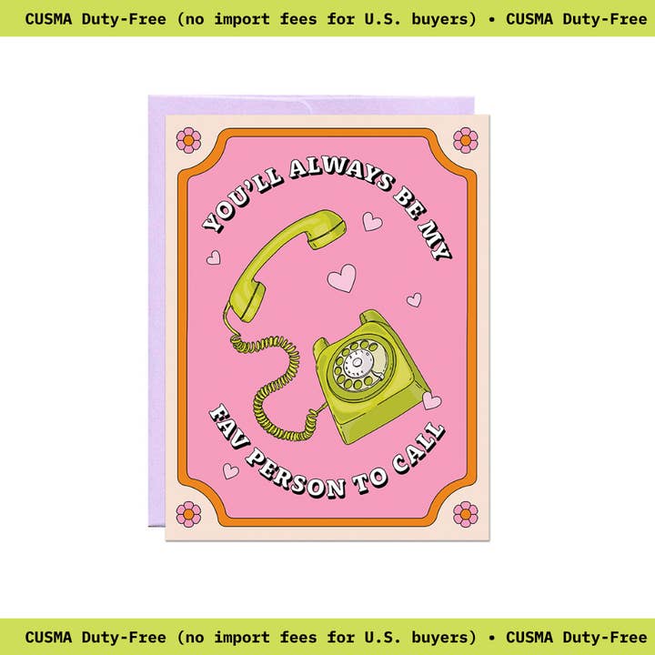 Fav person att ringa | Mors dagkort för wholesale av Party Mountain Paper co.