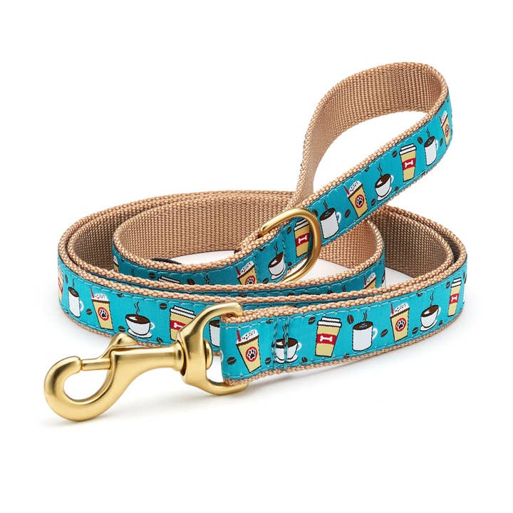 Coffee Nut Dog Lead for wholesale by Up Country, Inc.