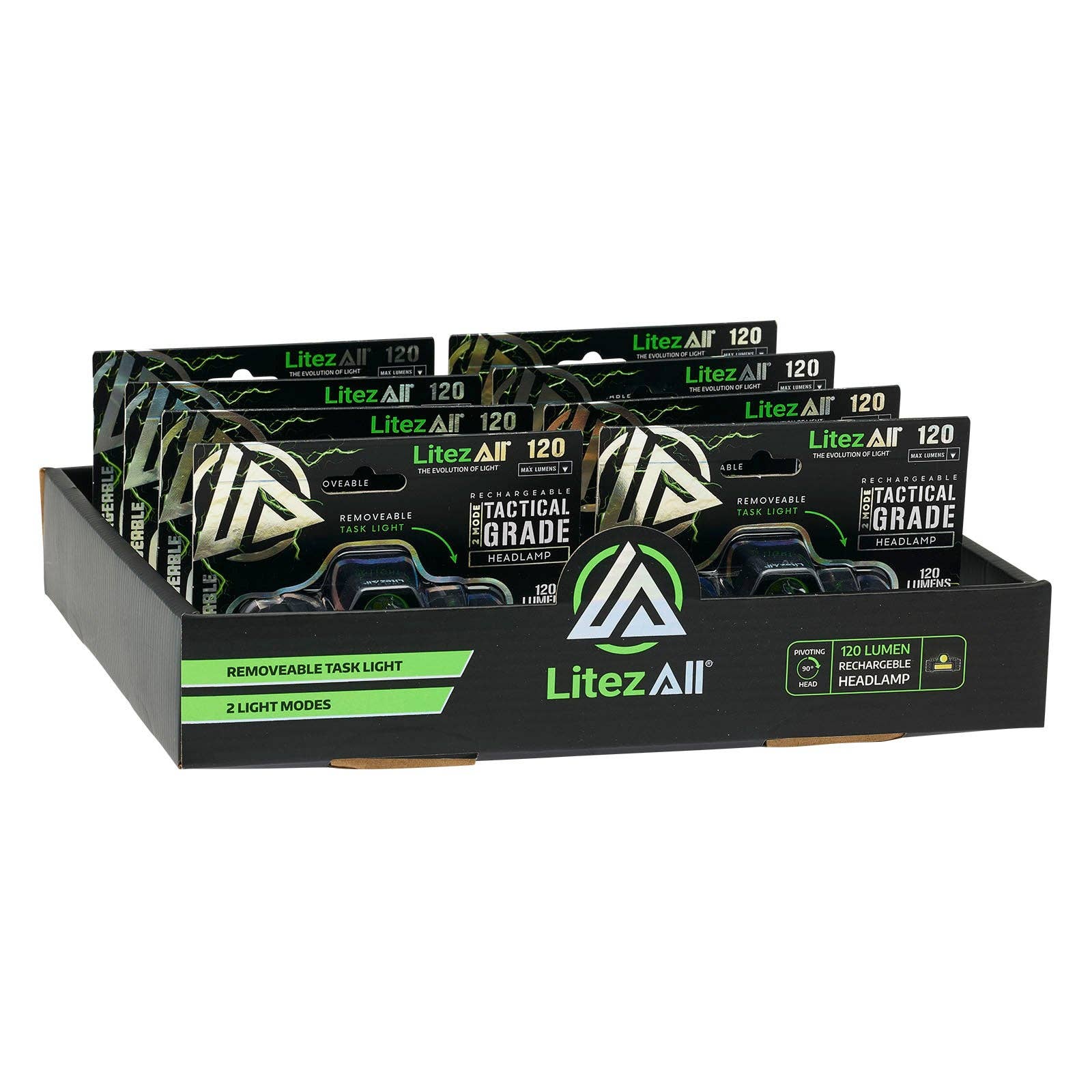 LitezAll - Wholesale Flashlight - LitezAll Rechargeable Dual Mode Headlamp11