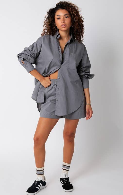 Olivaceous - Wholesale Button Down Shirt - Women's - Zaria Shirt10