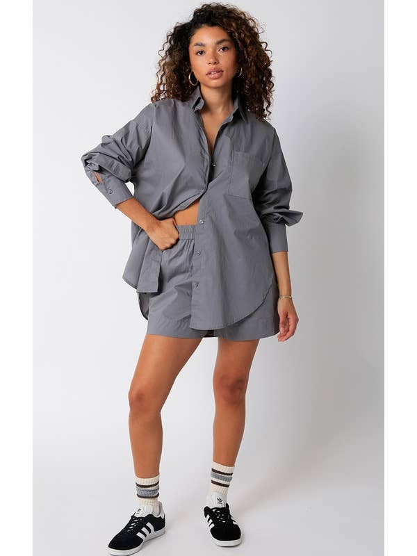 Olivaceous - Wholesale Button Down Shirt - Women's - Zaria Shirt8