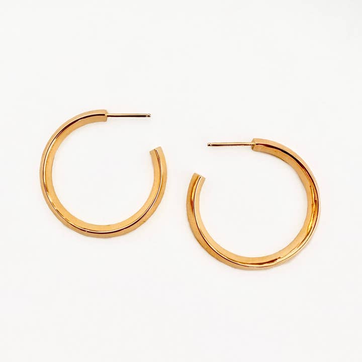 Love Lori Michelle Jewelry - Wholesale Hoop Earrings - Modern Hidden Heart Hoop Earrings1
