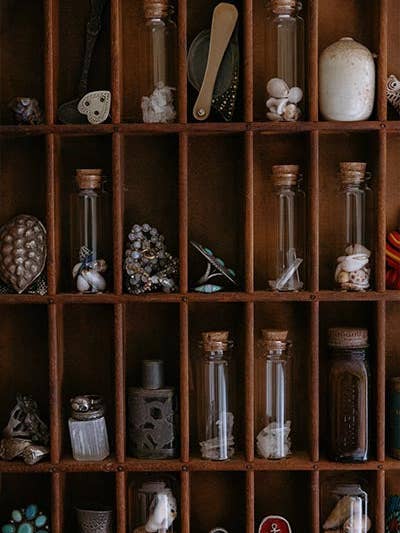 Wish Bottle - Shells + Sea Glass for wholesale by Wings Hawaii