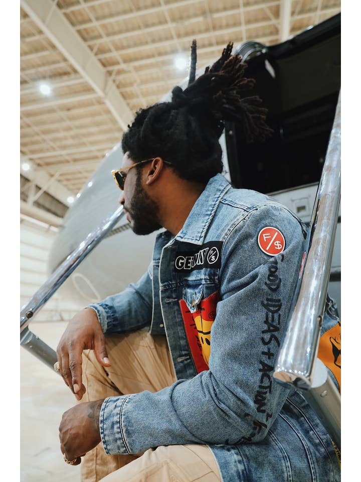 New Rich Denim Jacket (Denim) for wholesale on Faire17