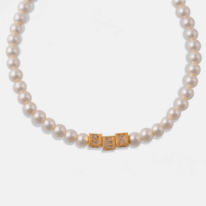 Pearl Sex Necklace for wholesale by MoneyFest Jewelry