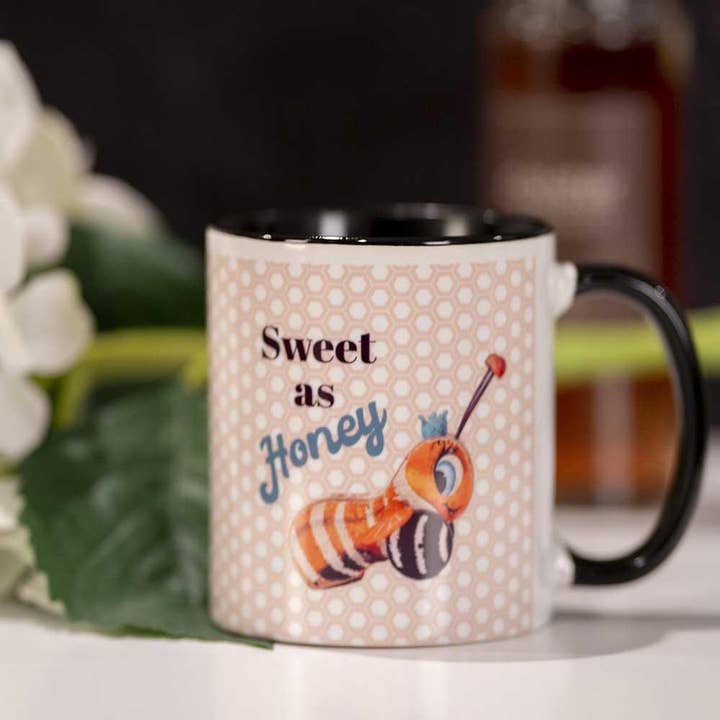 Mod Lounge Paper Company - Wholesale Coffee mug - Sweet As Honey Vintage Bee Coffee or Tea Mug1