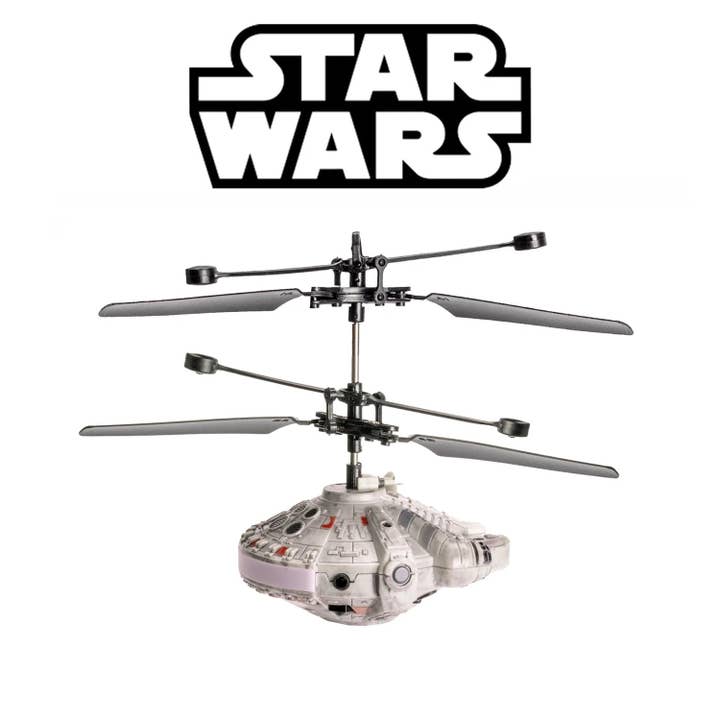 Star Wars Millennium Falcon Sculpted Head UFO Helicopter for wholesale by World Tech Toys