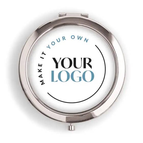 Custom Engraved Logo Design Compact Mirror w/ Engraved Back and other Purchase Wholesale compact mirror. Free Returns & Net 60 Terms on Faire trending on Faire.