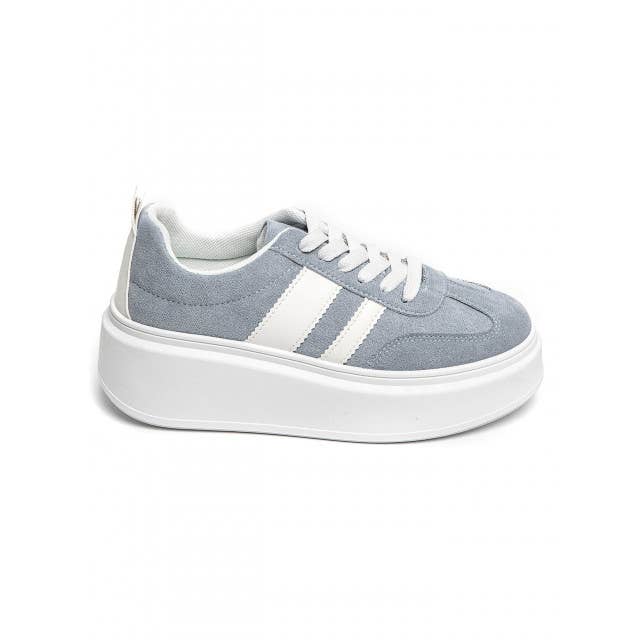 No Doubt Shoes - Wholesale Sneakers - Dames - DAMES SNEAKERS MET VETERS EN DIKKE ZOOL, ZIJDETAILS, ONTWERPERSTIJL8