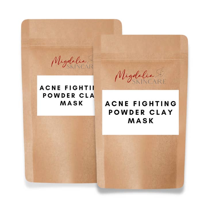Acne Fighting Powder Clay Mask i storpack för wholesale av Migdalia Skincare
