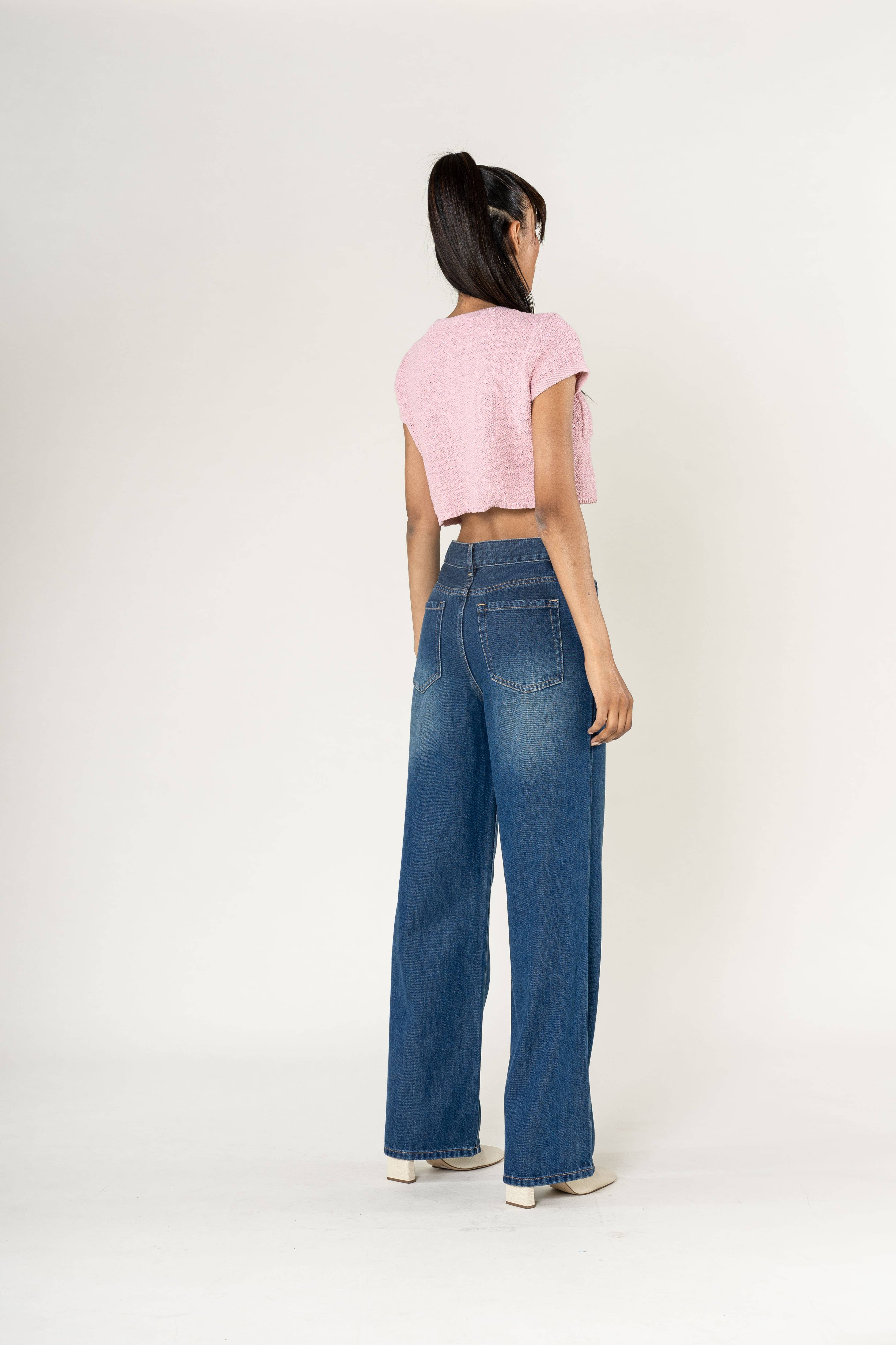 Nina Carter - Wholesale Jeans - Women's - Jean Lyocell Nina Carter large straight high waist T0017