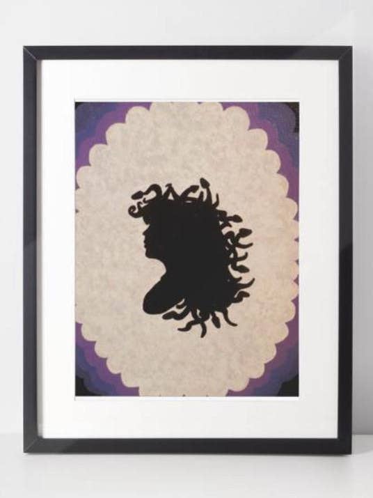 Medusa Silhouette Print for wholesale by PTSFeminist