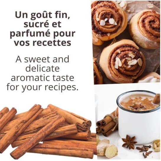 Khla - L'épicerie du Mékong - Wholesale Dried Spice - Ceylon Cinnamon - Organic - in stick - 100g5