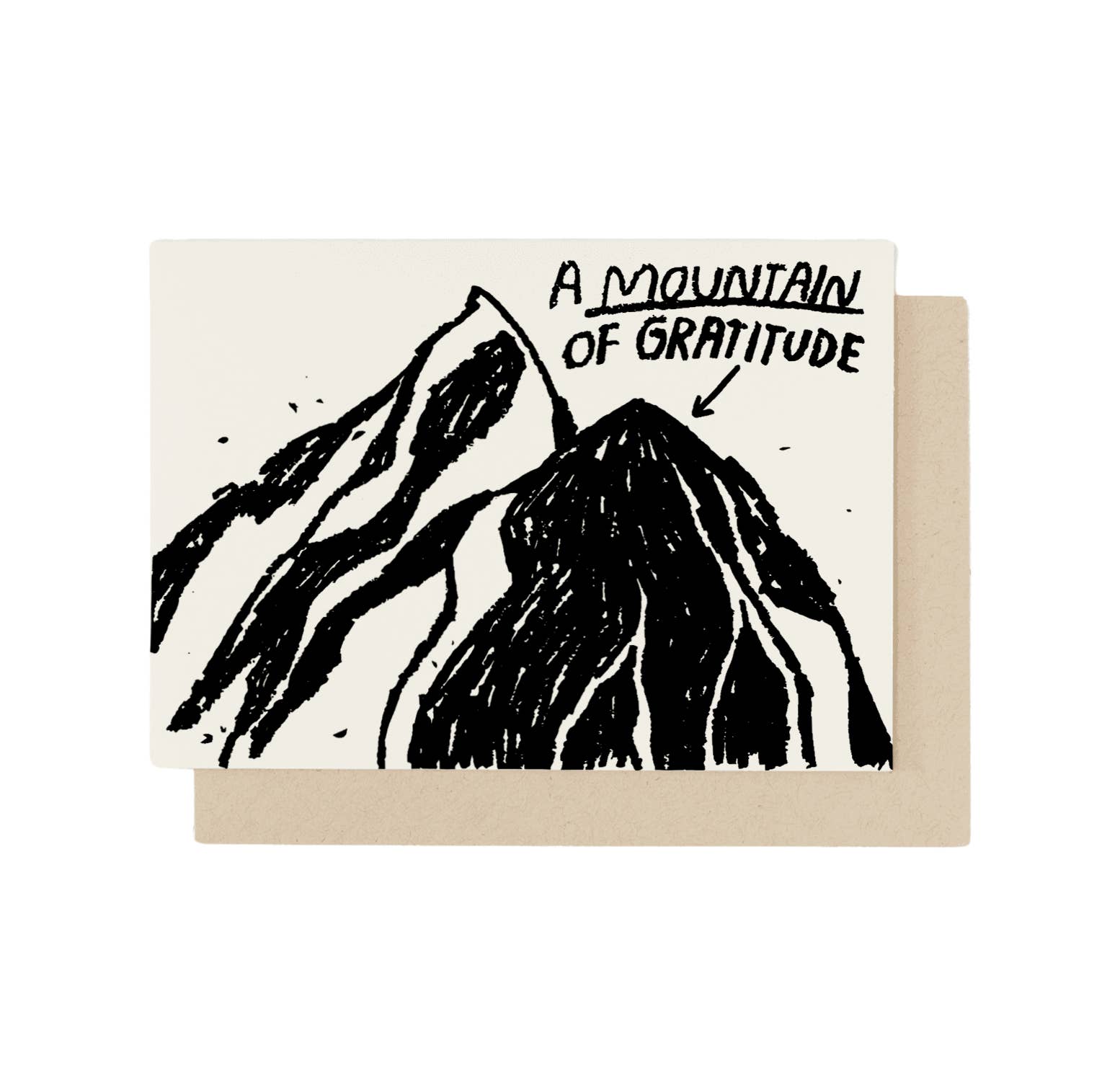 People I've Loved – wholesale Tackkort – Mountain of Gratitude Card - Fodral med 6 kort