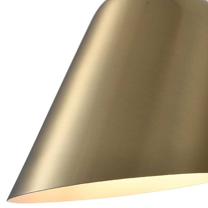 Nova of California - Wholesale Sconce - Culver Modern Brushed Brass Wall Sconce Light Fixture