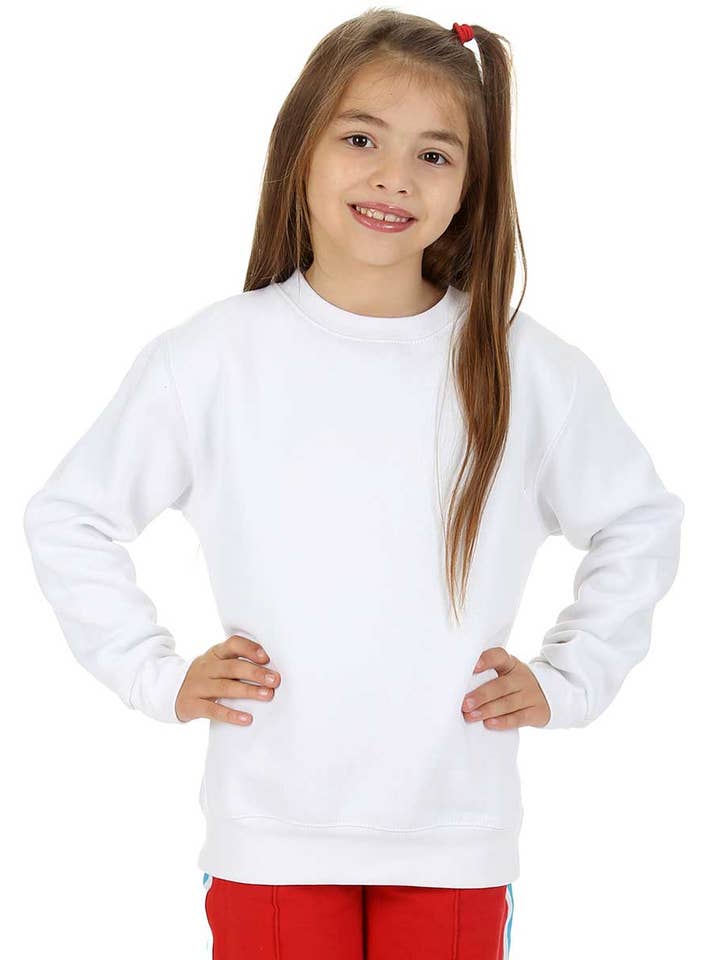 Bianco Felpa bianca originale Trendy Toggs Kids in vendita all'ingrosso su Faire4