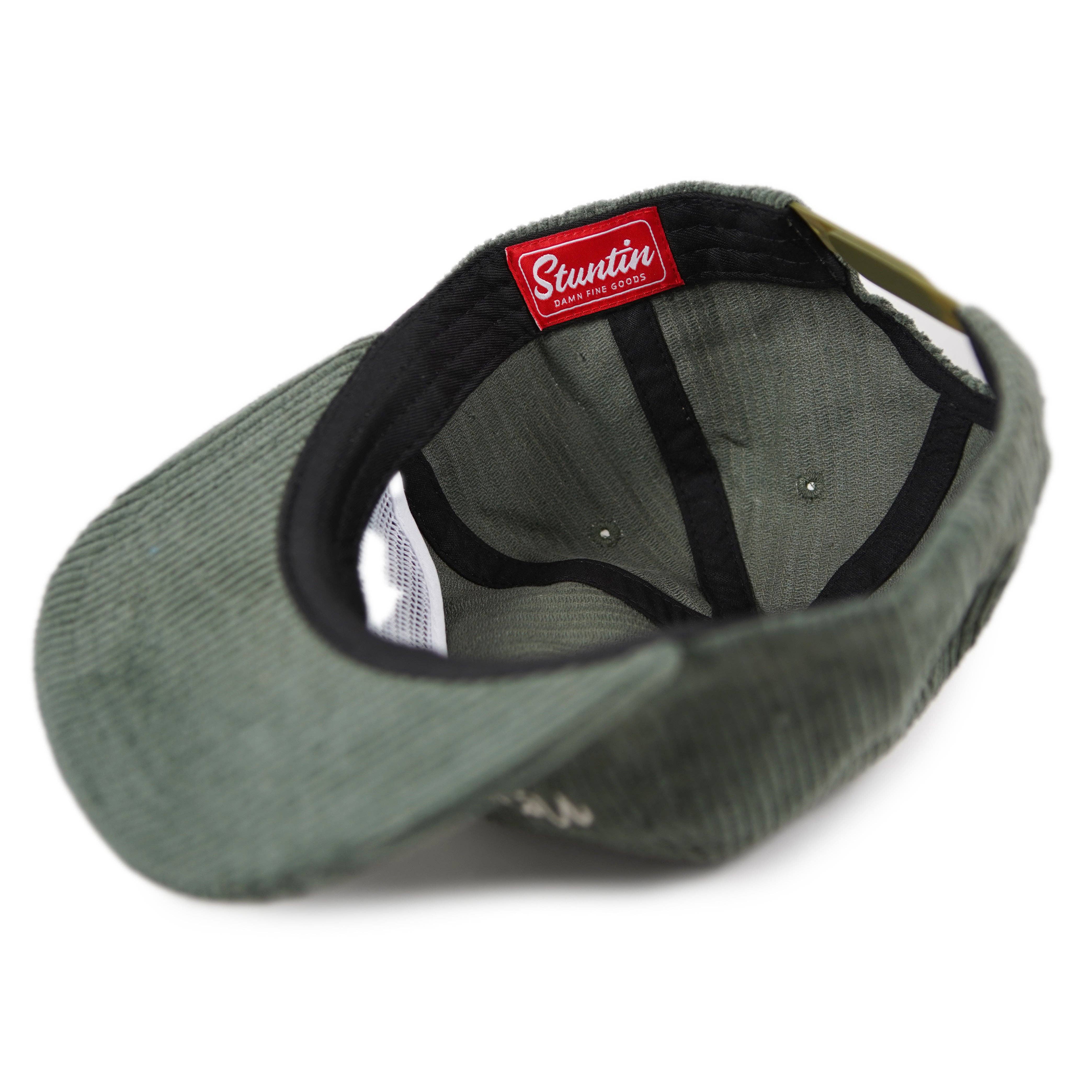 Stuntin Goods - Wholesale Flat Brim Cap - Unisex - No Home But Where I Roam Corduroy Hat4