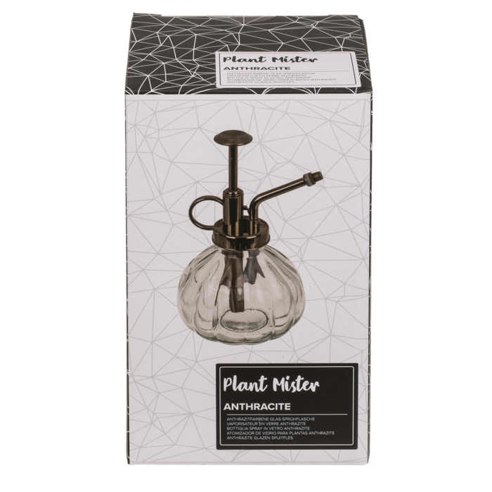 Out of the blue KG - Wholesale Plant Mister - Anthracite coloured glass plant mister,1