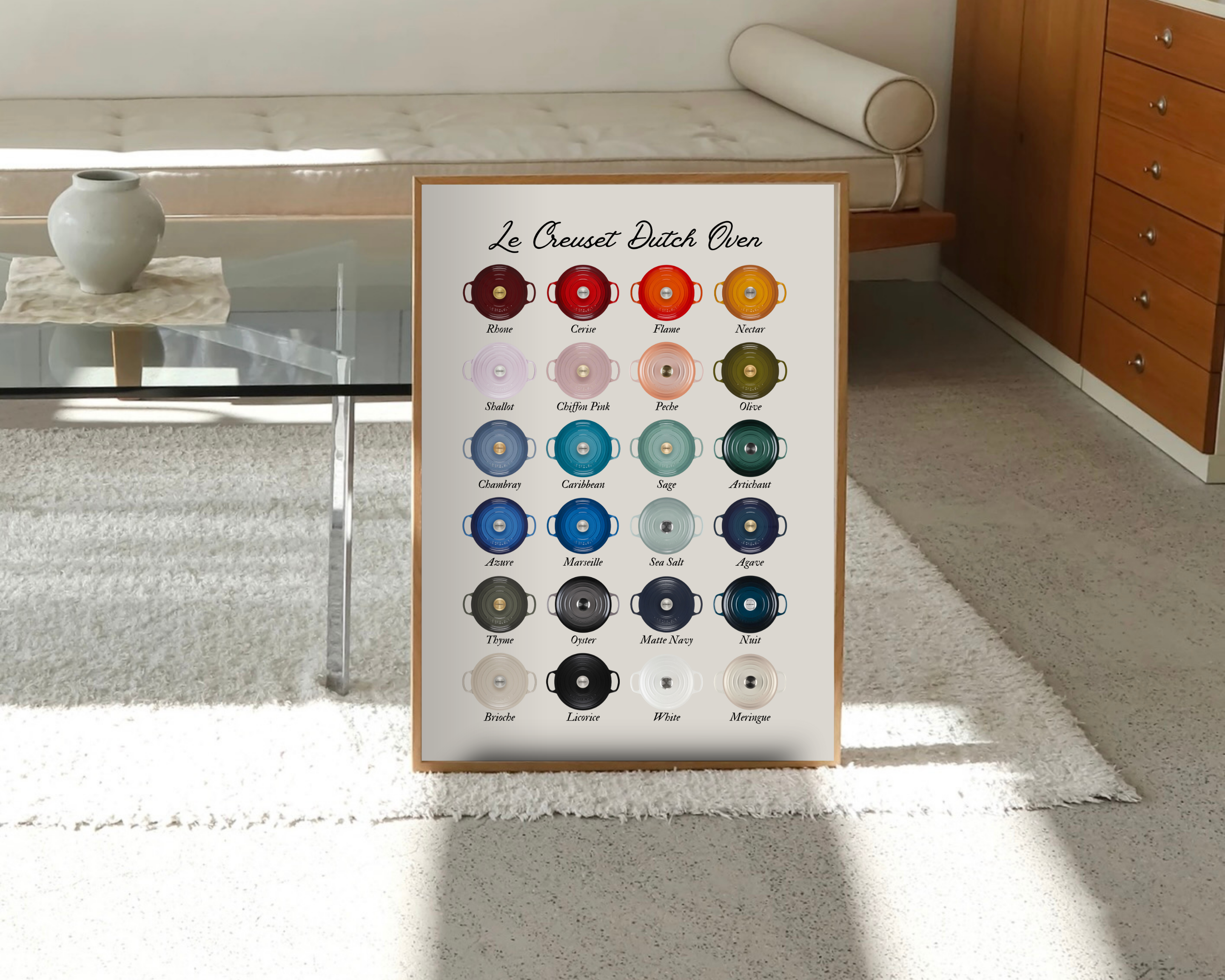 Olive Street Collective - Wholesale Art Print - Le Creuset Print15