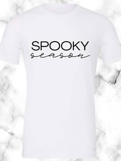 T-shirt Spooky Season pour la vente par Short and Sweet by B