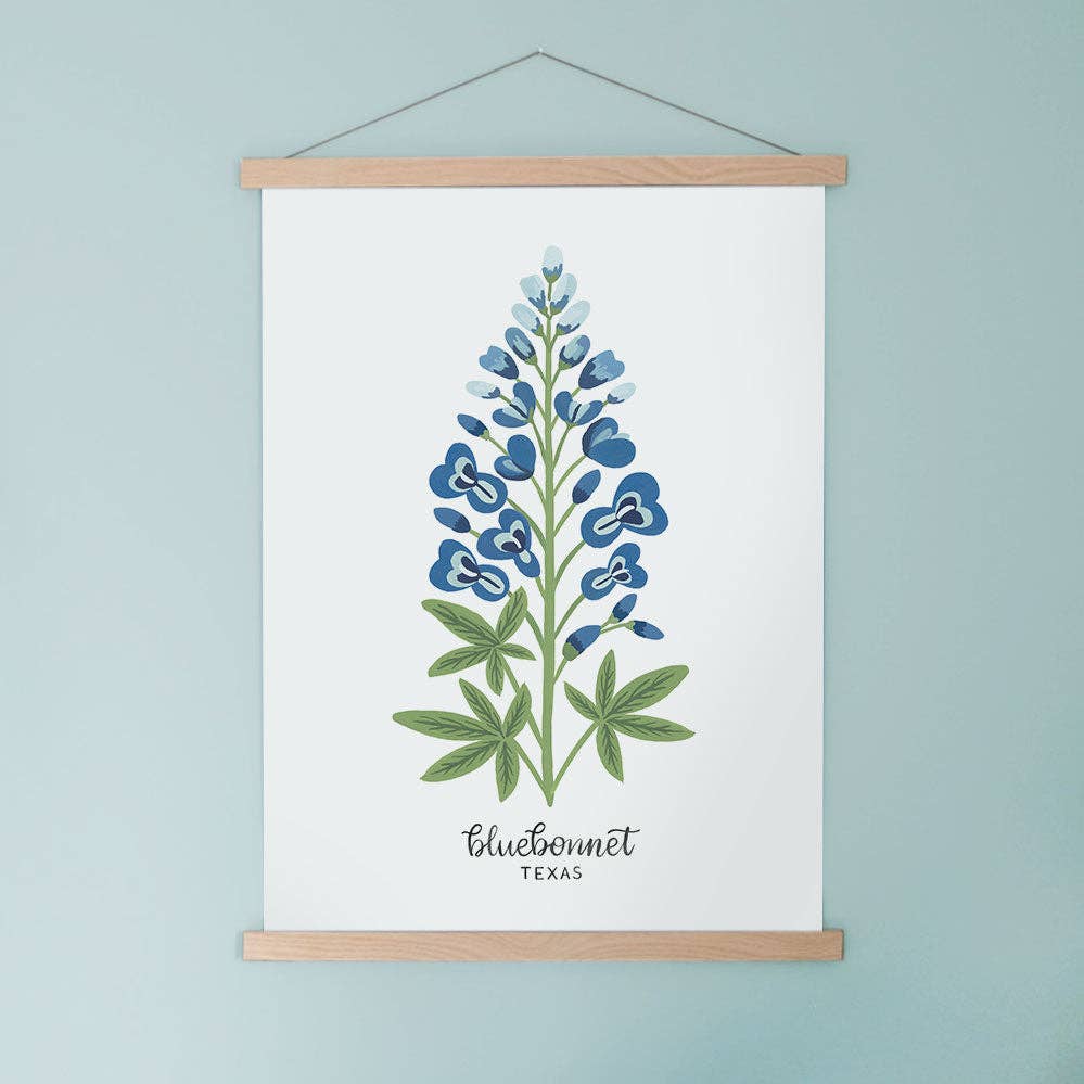 LoveLight Paper – wholesale Art print – Texas Bluebonnet - State Flower Art Print2
