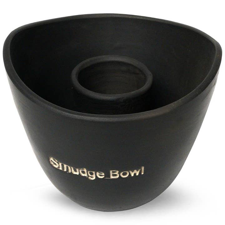 Smudge Bowl stort sort skål for engroshandel hos Green Tree