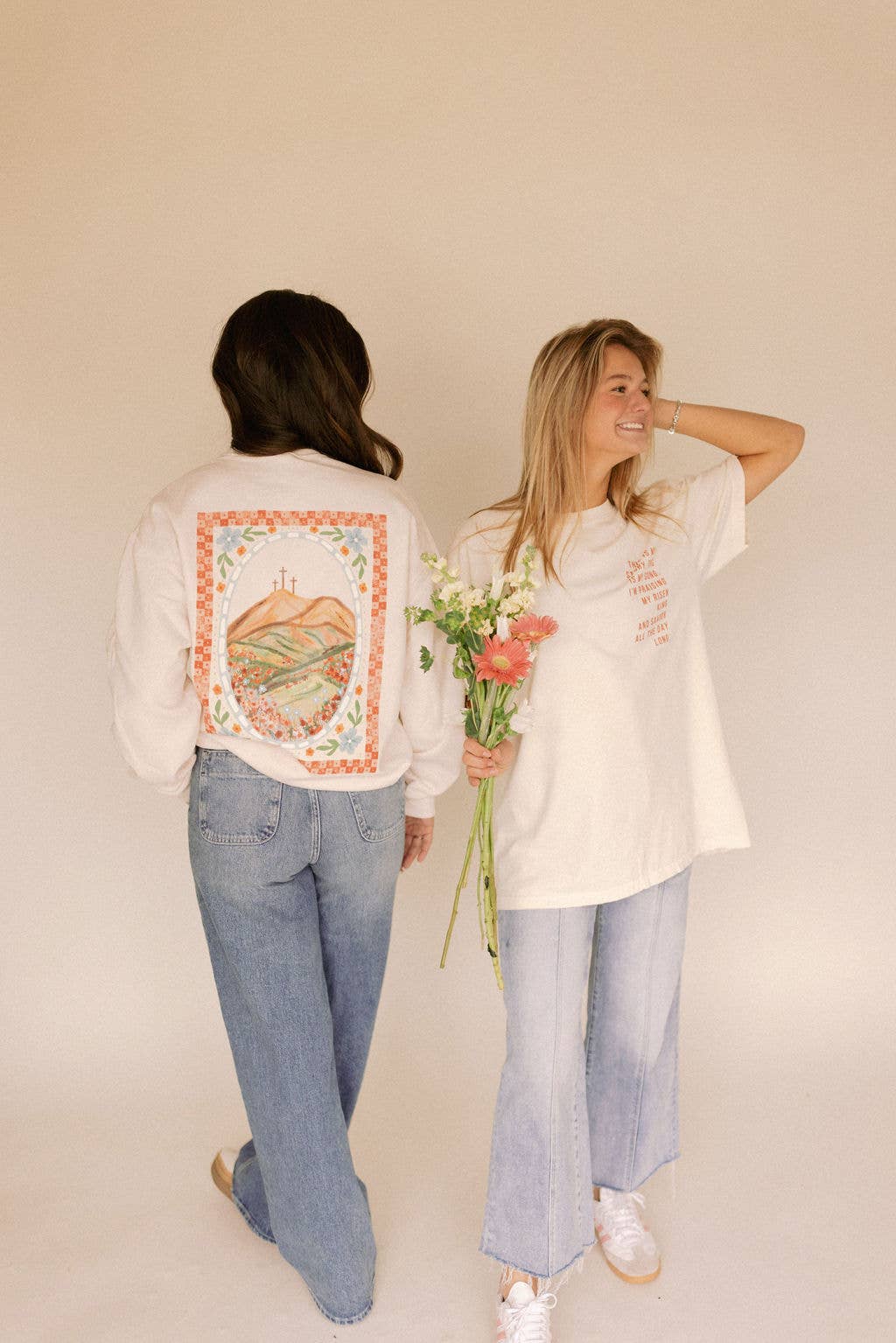 Whitney | Chaudoin Creations - Wholesale Graphic Sweatshirt - Women's - Praising My Risen King Easter Graphic 4