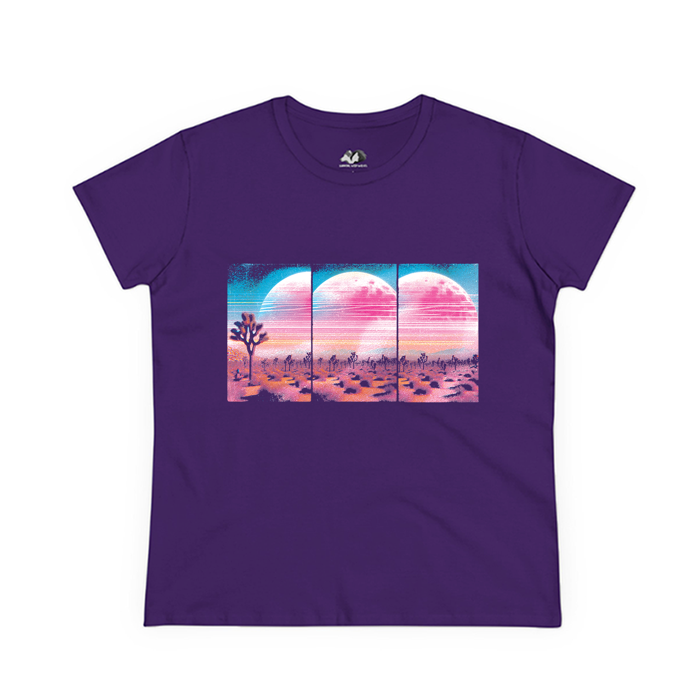 Running With Wolves - Wholesale Screen Printed T-Shirt - Women's - Alternate -100% Cotton Graphic Tee Vintage Plus Size Options6