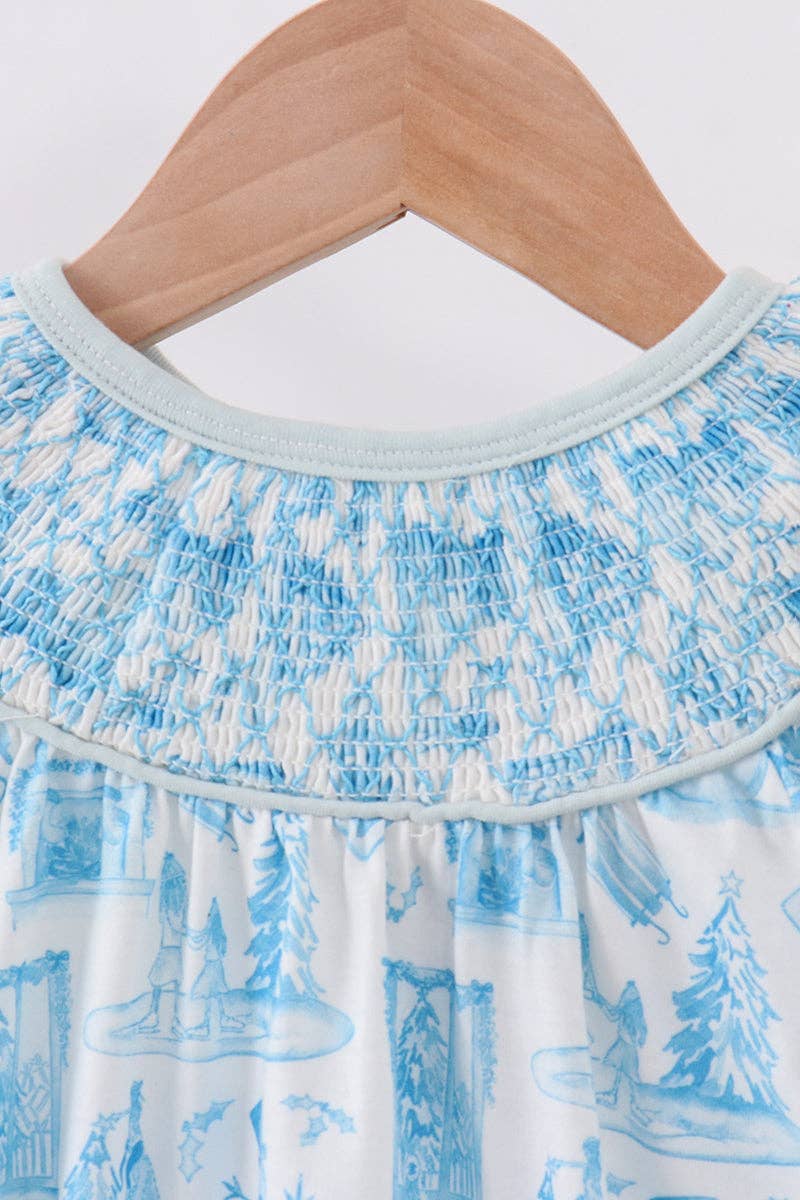 Mom & Co. - Venta al por mayor Body sin pies - Bebés - Burbuja ahumada de muñeco de nieve azul para árbol de Navidad1