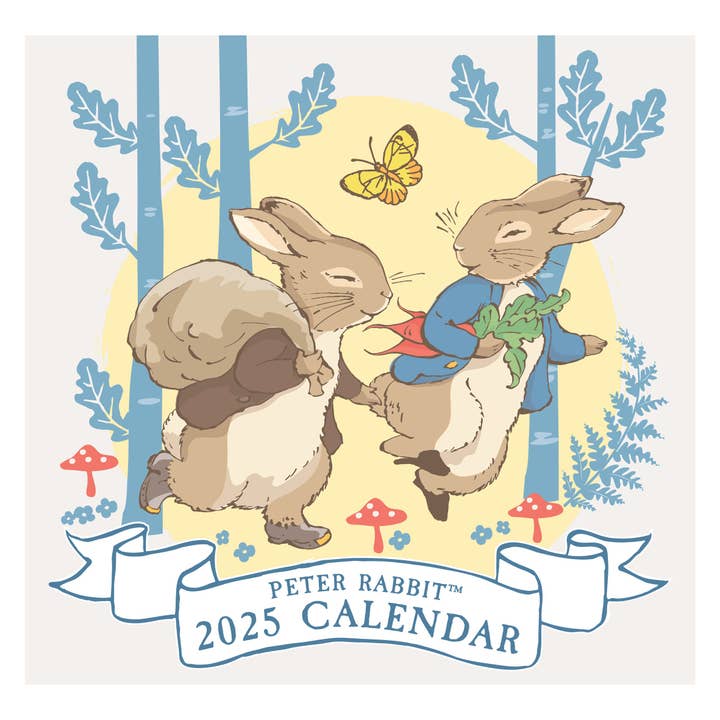 Robert Frederick Ltd - Vendita all'ingrosso Calendario - Calendario da parete quadrato Peter Rabbit 2025