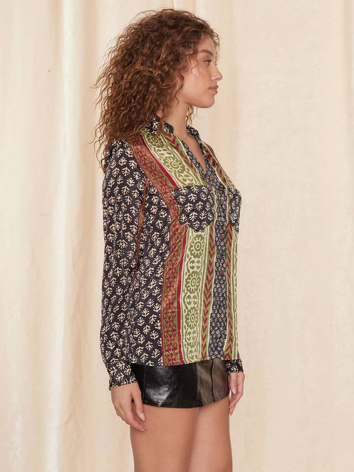 Gwenyth Button Down for wholesale by RAGA