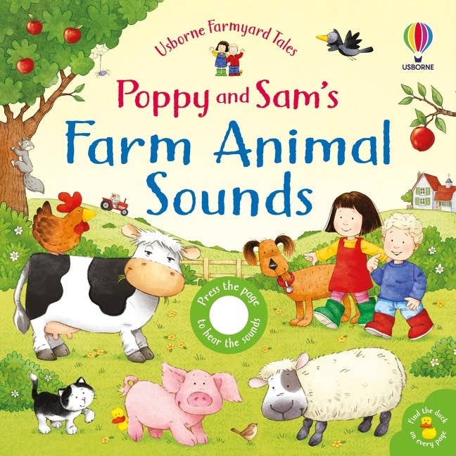 HarperCollins - Wholesale Baby & Toddler Book (0-2) - Poppy And Sam's Farm Animal Sounds : Usborne