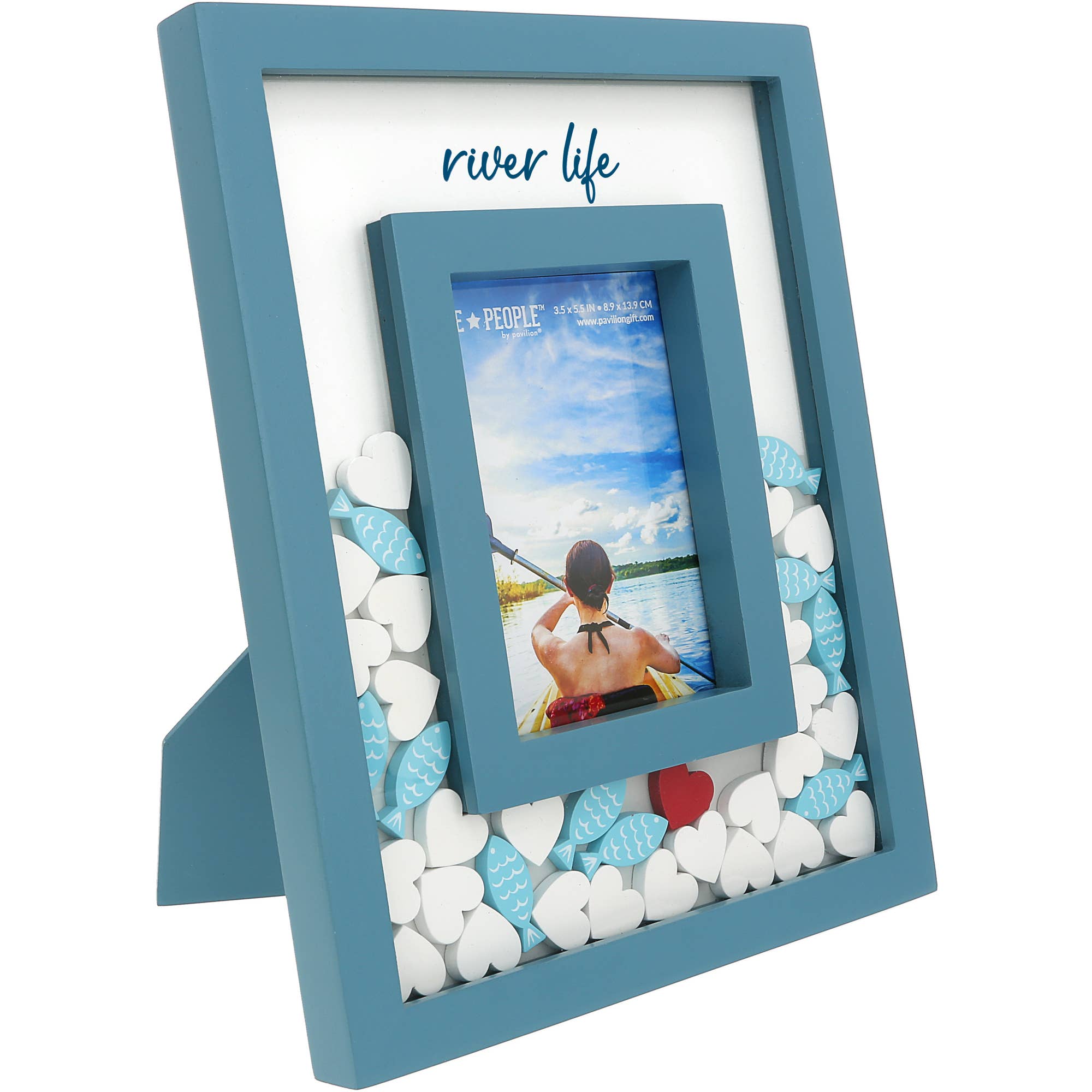 Pavilion - Vente Cadres photos - River Life - Cadre photo 8" x 10" (Photo 3,5" x 5,5")6