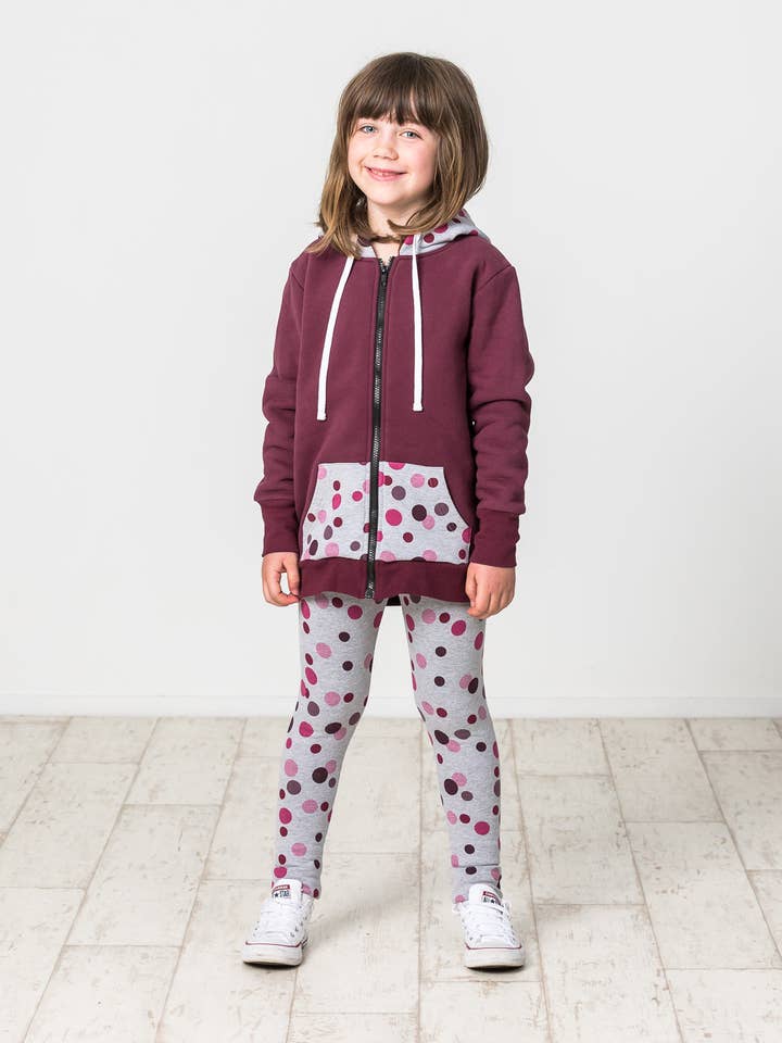 KR1447 SUDADERA CON CAPUCHA Y CREMALLERA BOYSENBERRY para venta al por mayor de Radicool Kids