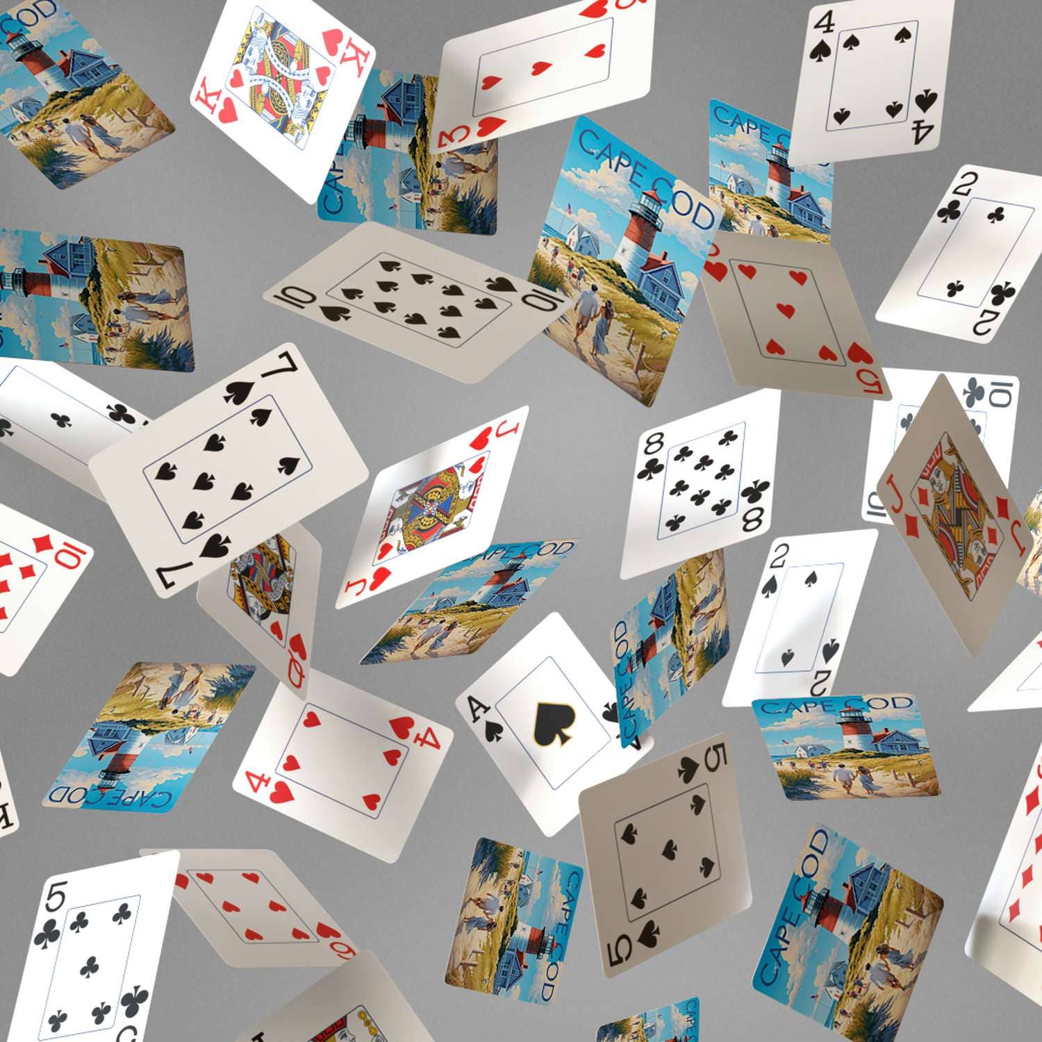 Boardwalk Puzzle Company - Wholesale Playing Cards - Cape Cod - Playing Cards5