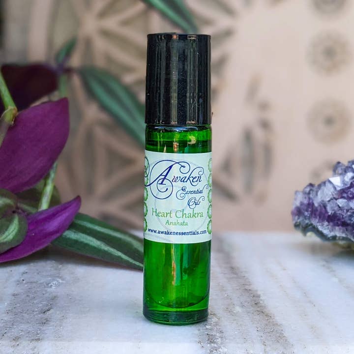 Heart Chakra Essential Oil Aroma Roll for wholesale by Chakra Balance Shop
