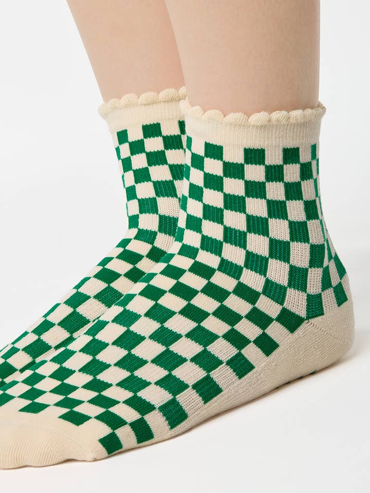 Pointe Studio – Großhandel Socken – Damen – Damen-Ankle-Socken Annie mit Anti-Rutsch-Griff aus Baumwollmischung für Pilates und Barre2