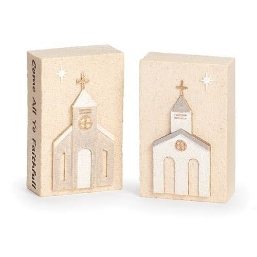 Church Faithstone Prayer Box, 3 Assorted; 12-piece Display for wholesale by Roman