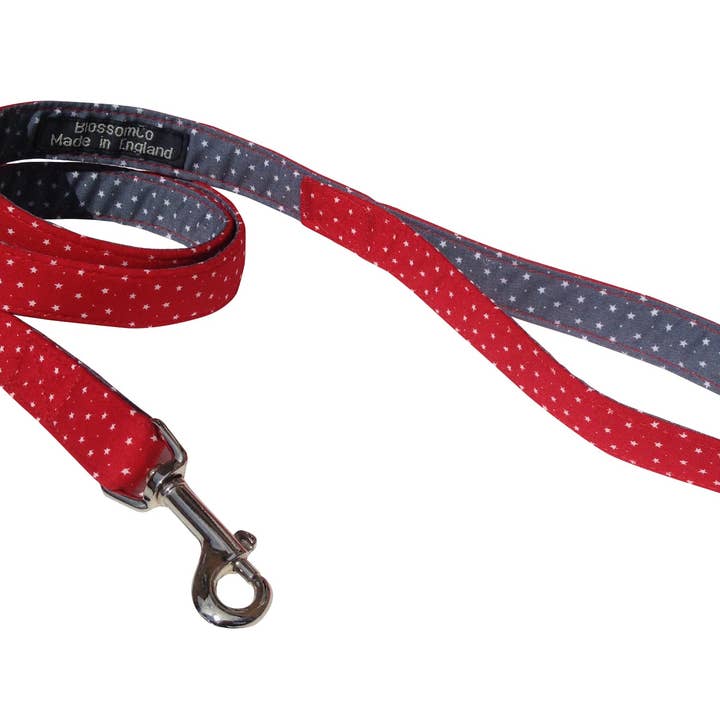Stanley - Red Stars Dog Lead for wholesale by BlossomCo