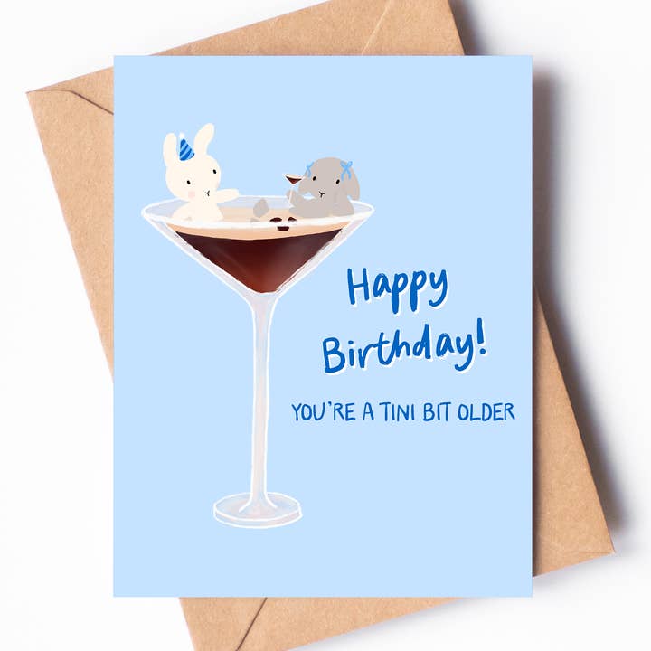 Clem & Co. - Wholesale Birthday Card - Espresso Martini Birthday Card