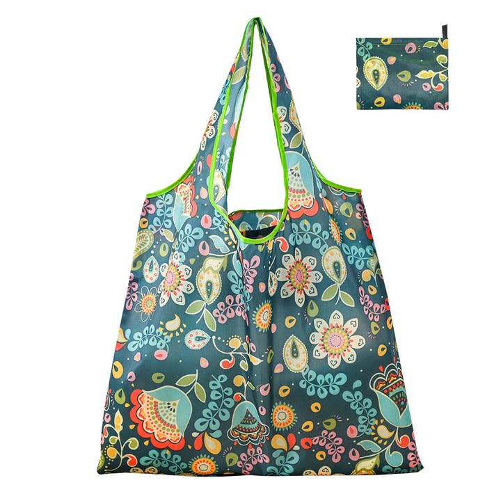 Foldable Reusable Shopping Bag for wholesale by Plush Looks