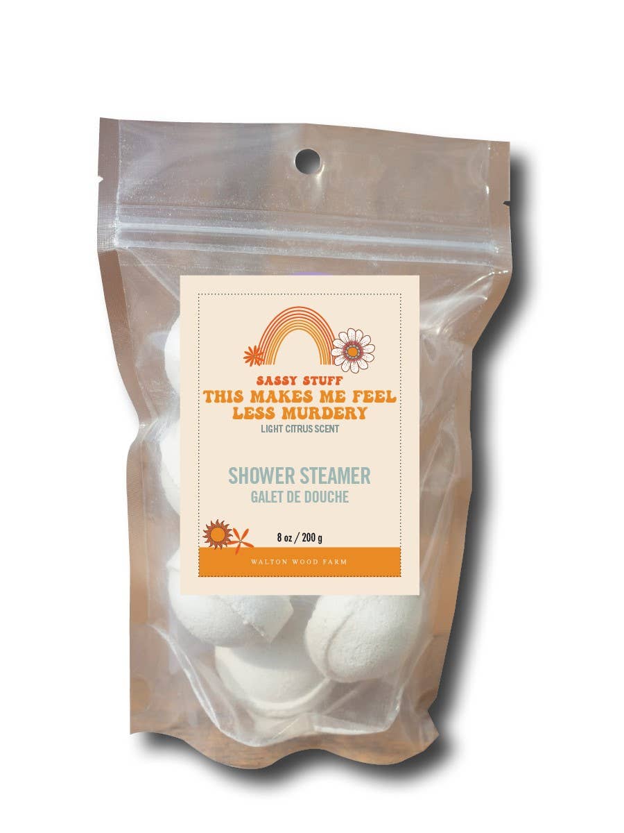 Walton Wood Farm Corp. - Wholesale Shower Steamer/Bomb - This Makes Me Feel Less Murdery Shower Steamers