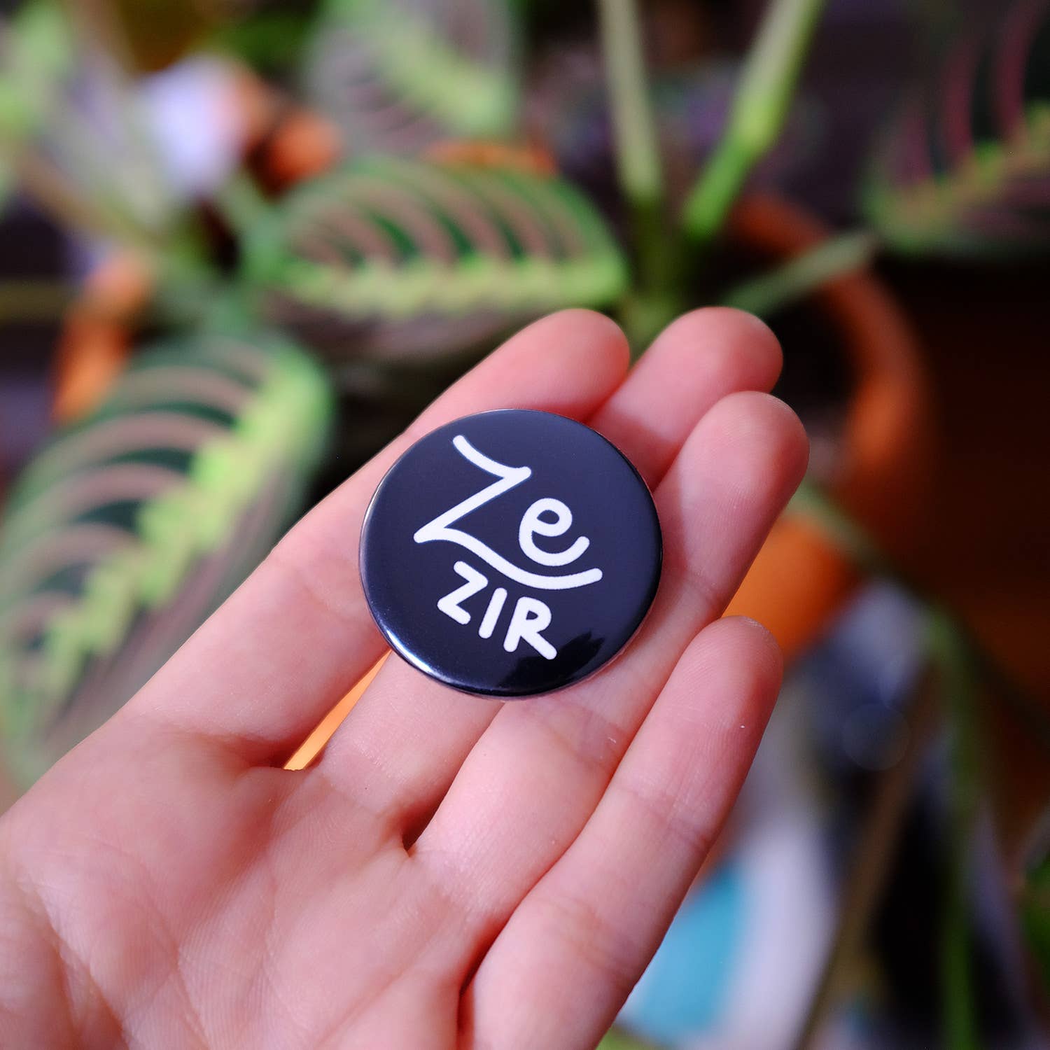 Bianca's Design Shop - Wholesale Lapel Pin/Button - Ze/zir Pronouns Button2