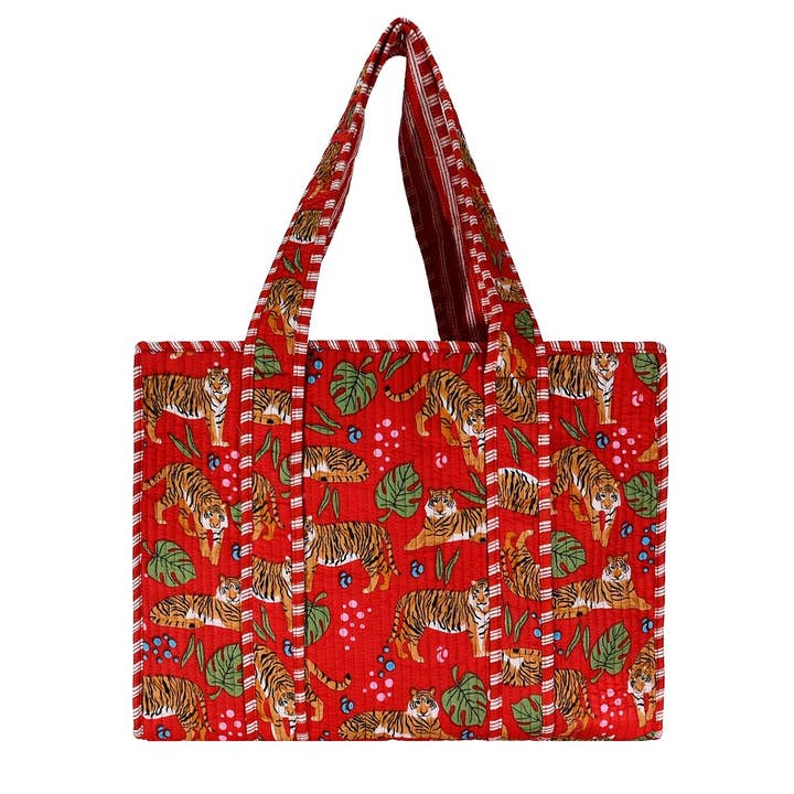 BNB Crafts Inc. - Wholesale Tote Bag - Women's - Cotton Block Print Tote Bag- Small & Large