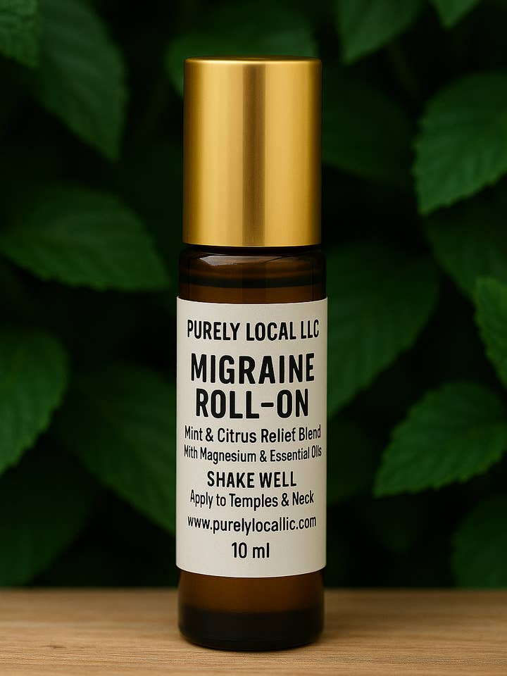 Migraine Roll On pour la vente par Purely Local LLC.