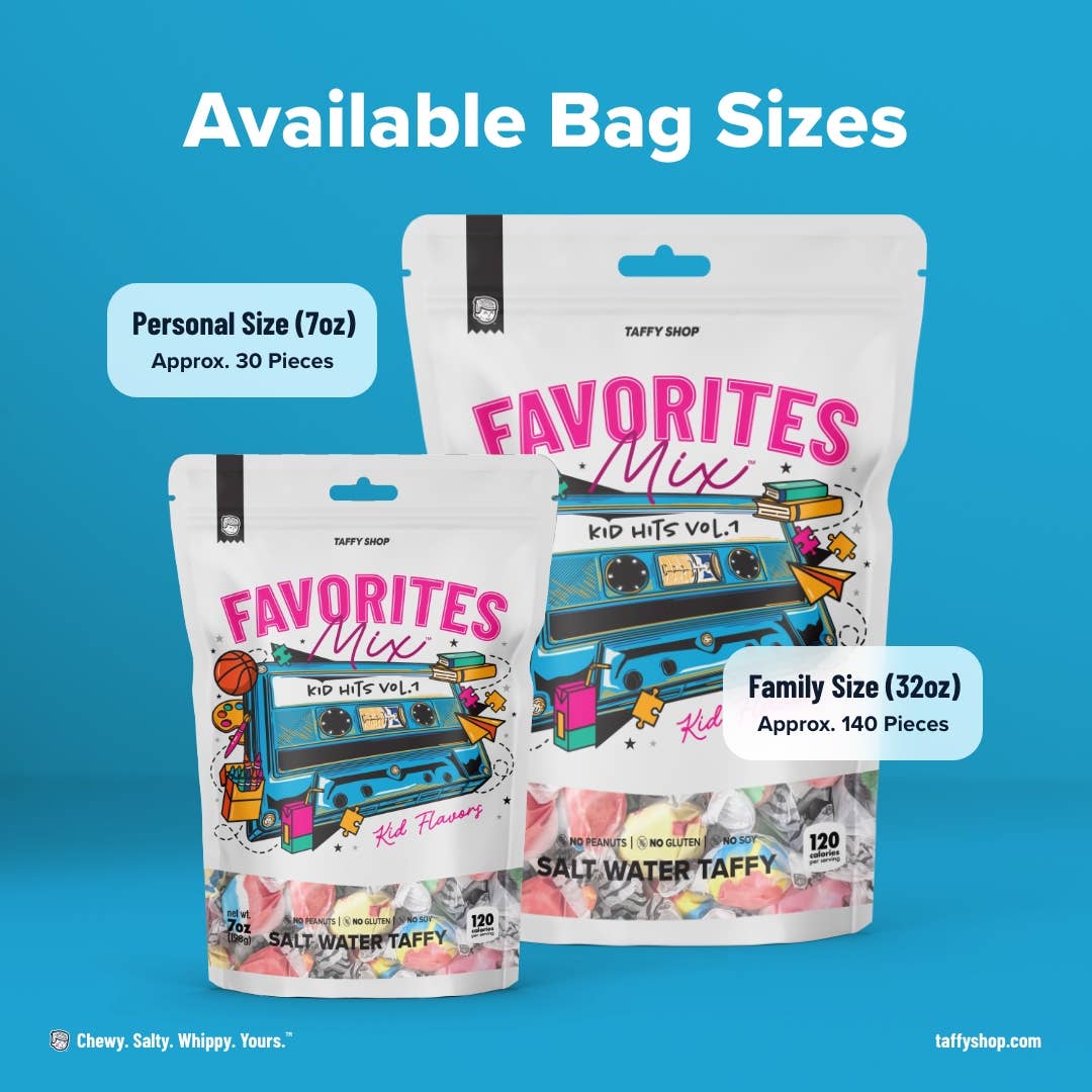 Taffy Shop – wholesale Taffy – Kid Favorites™ Taffy Bag 3