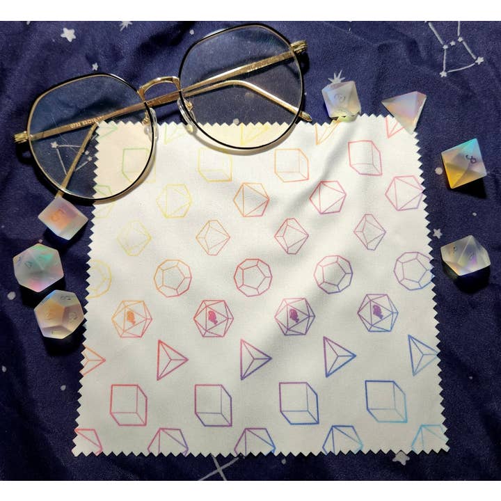 Misul Studios – wholesale Cleaning cloth – Microfiber Cloths: Polyhedral Dice