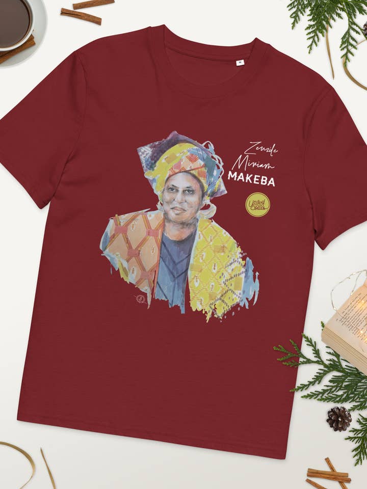 Miriam Makeba I The unisex t-shirt in organic cotton for wholesale by UNITED SOULS