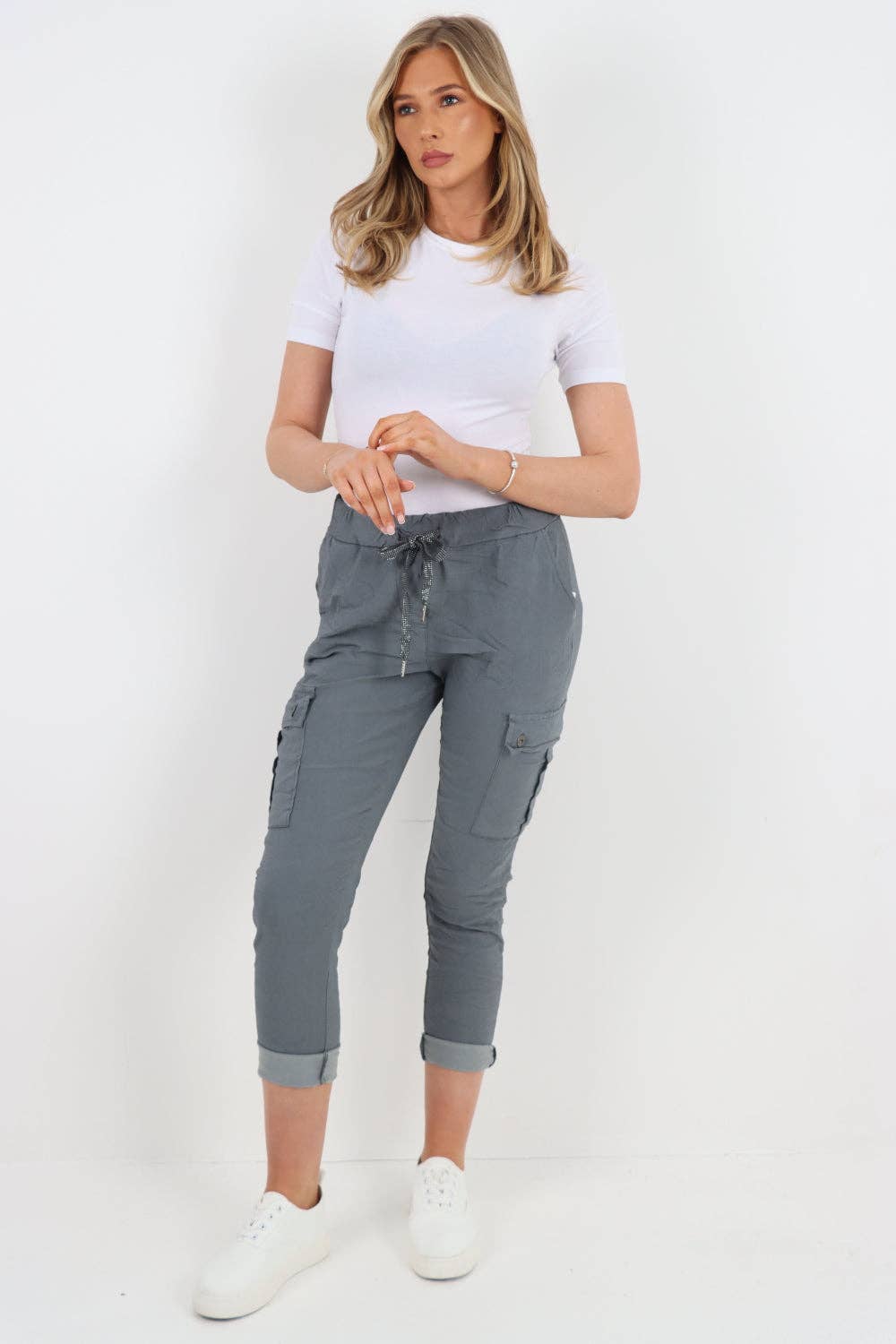 Miss Bold - Wholesale Pants - Women's - Italian Cargo Magic Trousers9