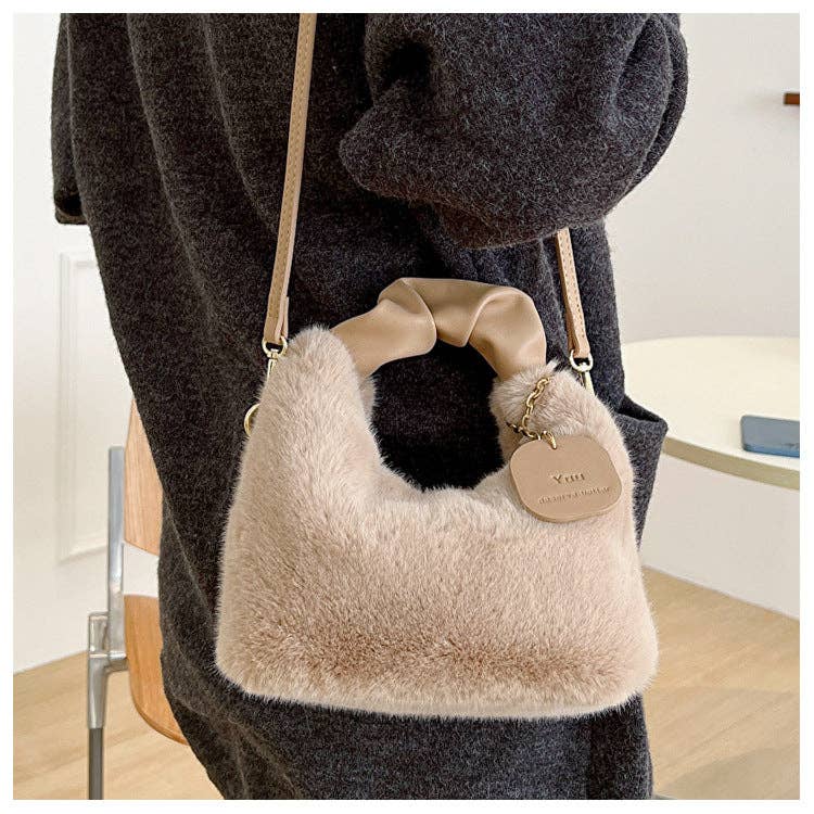 VividLux - Wholesale Crossbody Bag - Women's - Fall and Winter Plush Crossbody Bag4
